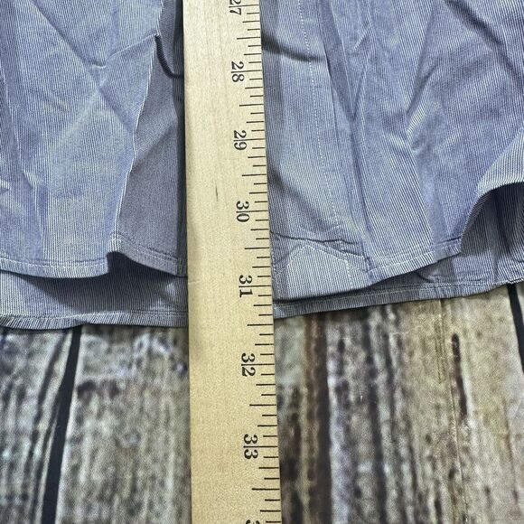 Polo by Ralph Lauren Shirt Mens 16.5” 34/35 Blue Andrew Long Sleeve Button Up - Picture 6 of 9